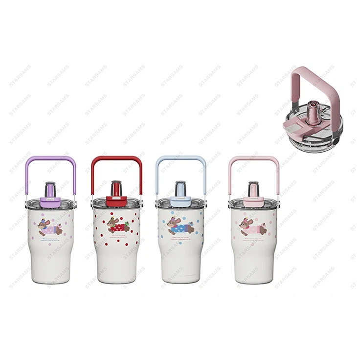 20oz isolert tumbler med popup-knapp